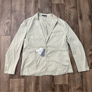 C-Lab NYC Modern Fit Stretch Lightweight Sport Blazer 46R Light Khaki